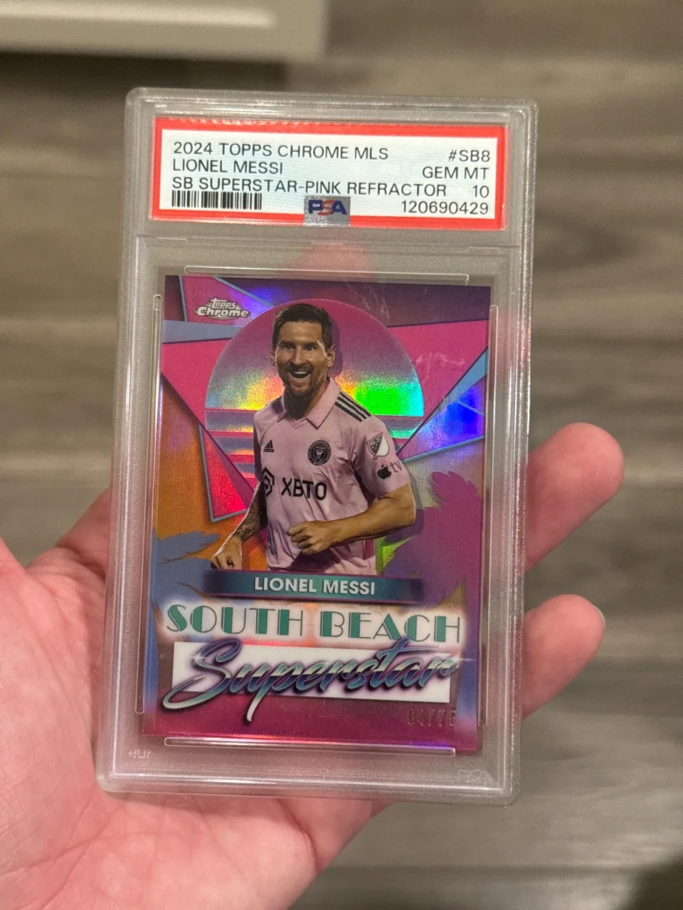 Lionel Messi · reserved demo listing, front